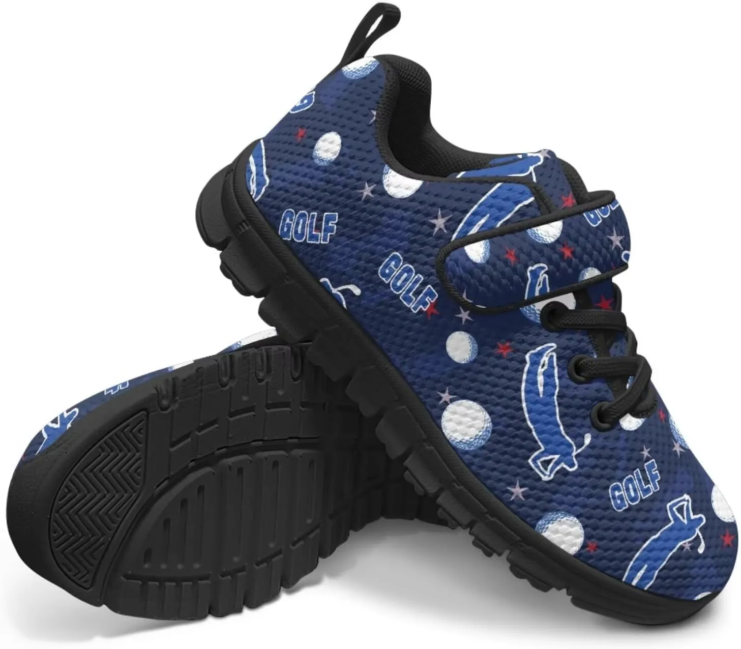 Ball Print Sport Athletic Shoes for Girls Boys Fashion Tennis Sneakers Running Walking Sneaker