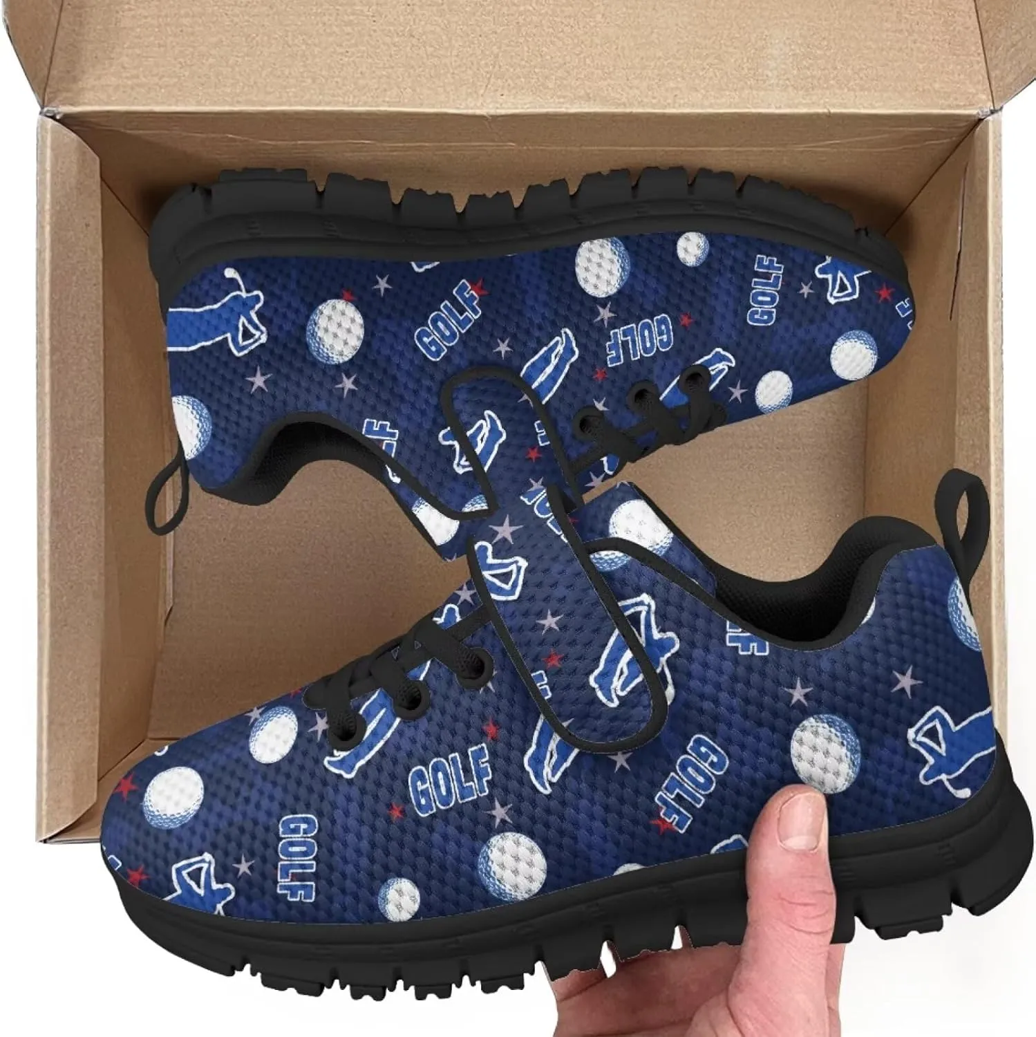 Ball Print Sport Athletic Shoes for Girls Boys Fashion Tennis Sneakers Running Walking Sneaker