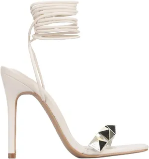 Cape Robbin Womens Stiletto High Heels Strappy Lace Up Sandals