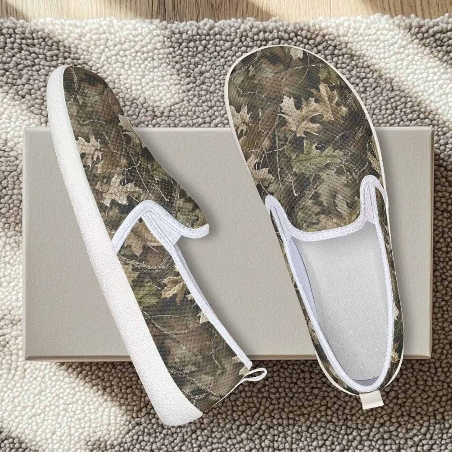 Comfortable Womens Slip On Casual Shoes Trendy Flat Shoes for Women