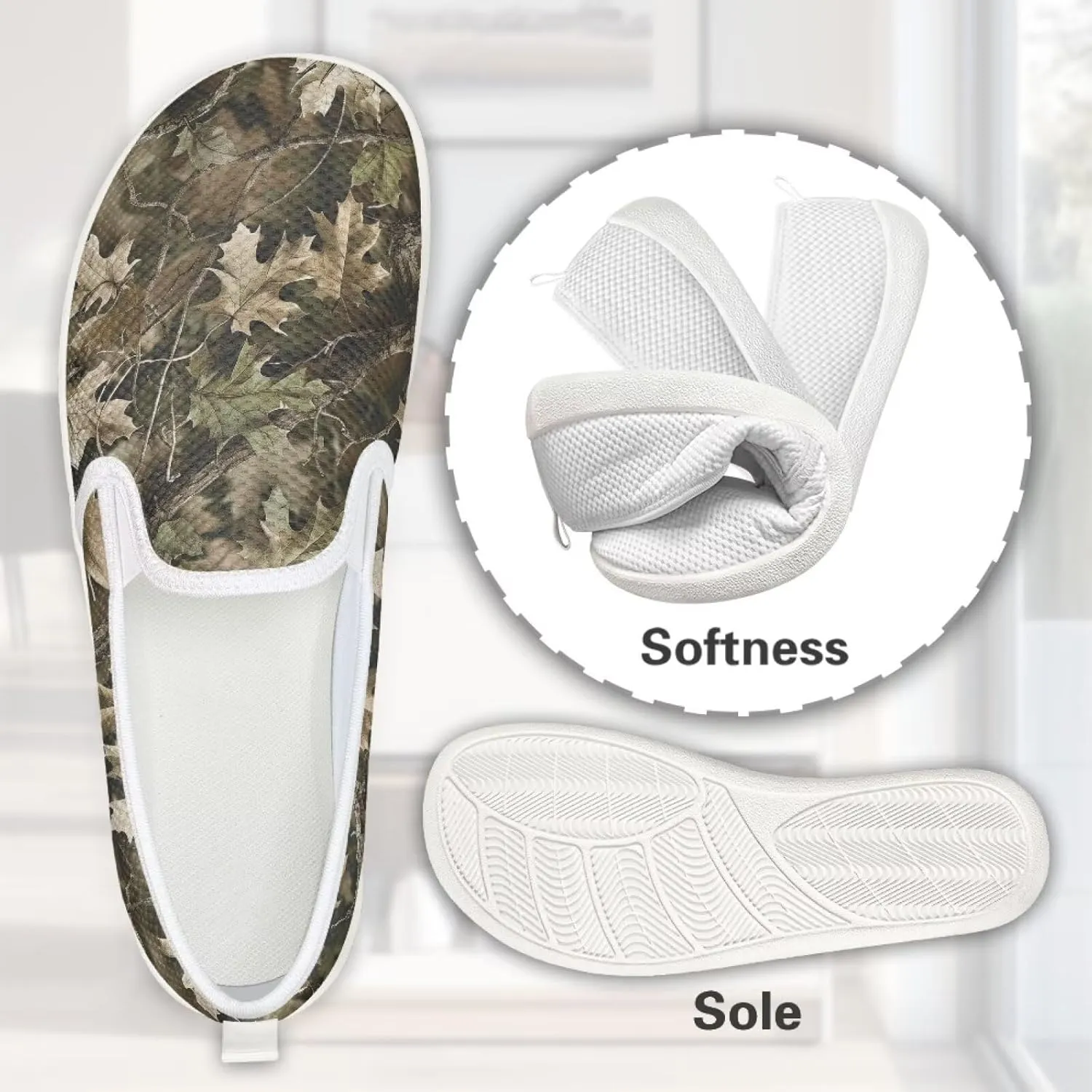 Comfortable Womens Slip On Casual Shoes Trendy Flat Shoes for Women
