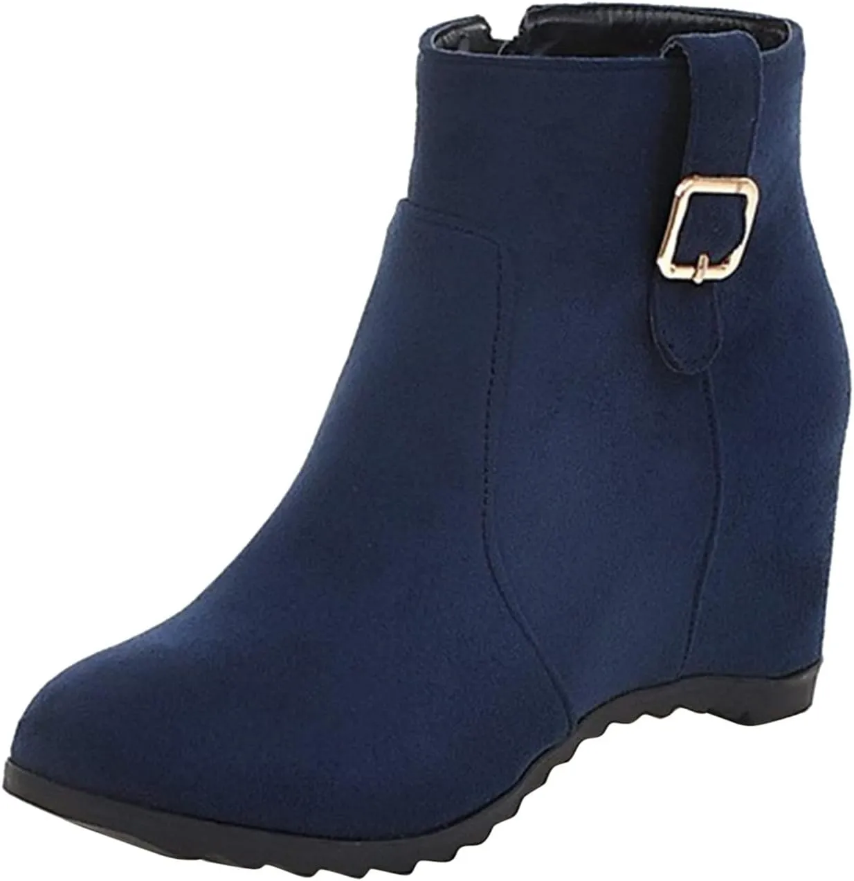 Cowgirl Boots Women Dressy High Heel Short Ankle Booties Peep Toe Platform Boots Slip On Cowgirl Combat Boots 52
