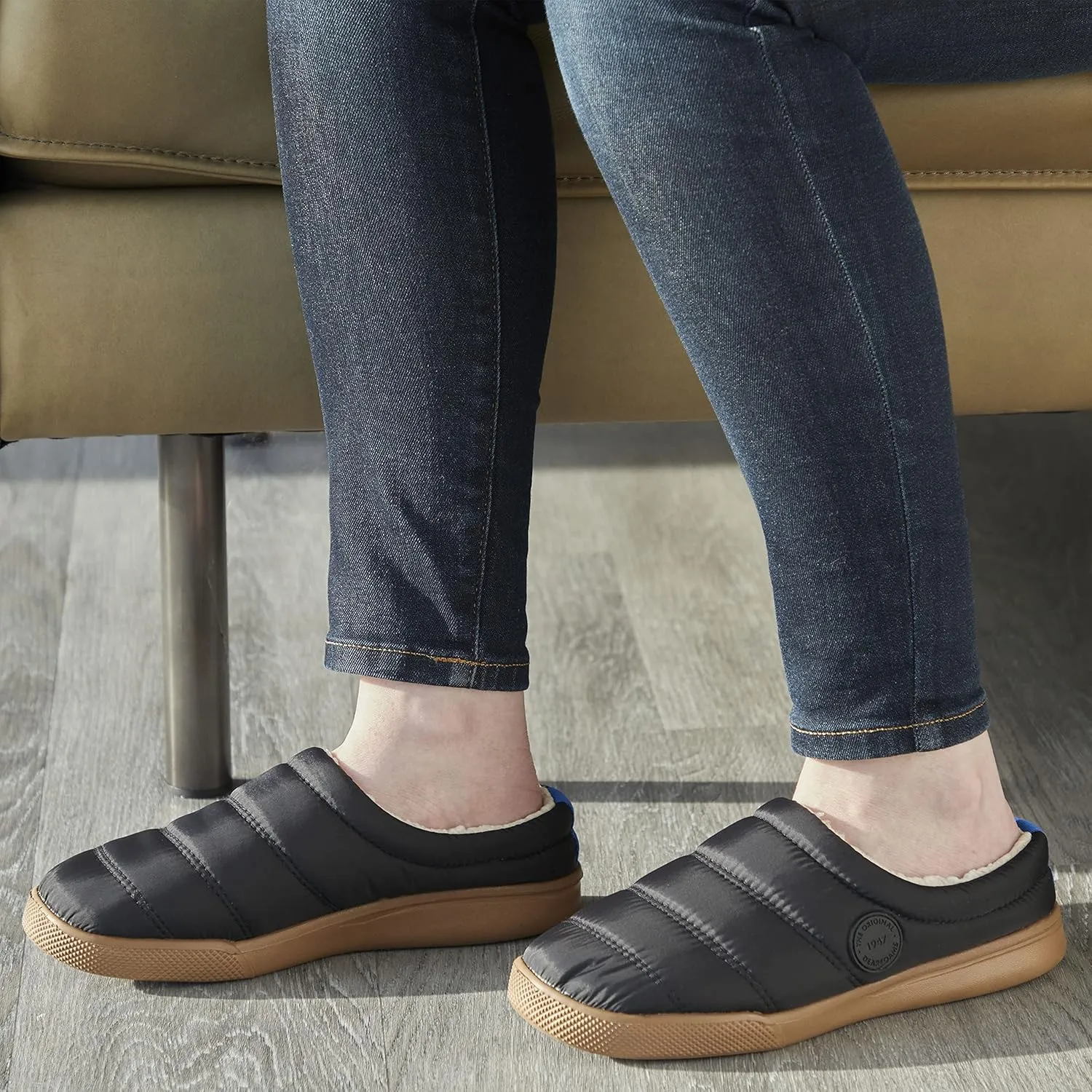 Dearfoams Women's Kendra Sport Lounge Memory Foam Clog Slipper
