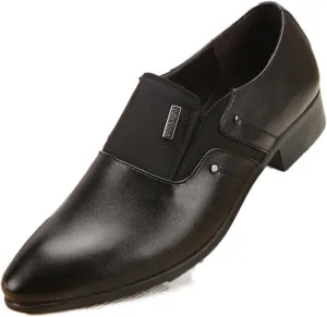 Dress Shoes for Men Comfortable Men's Patent Leather Casual Shoes Stylish Flats for Everyday Wear