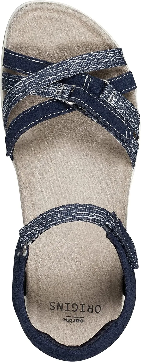 Earth Origins Womens Sofia Sandals for Casual, Walking and Everyday