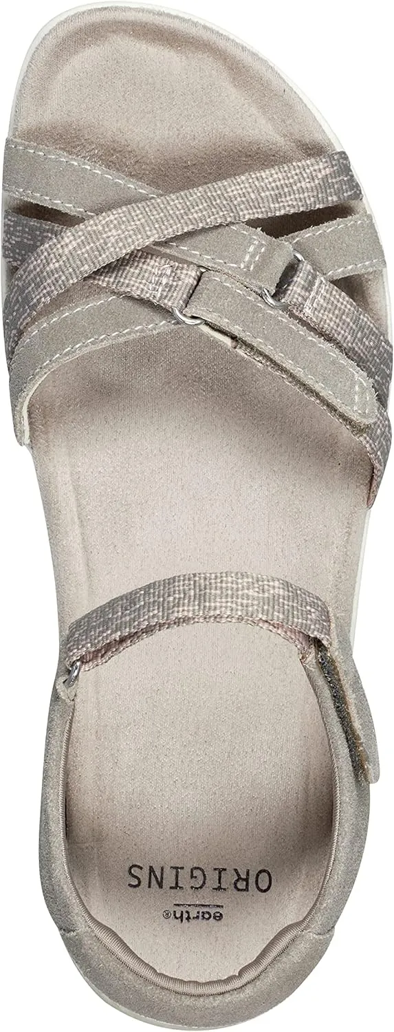 Earth Origins Womens Sofia Sandals for Casual, Walking and Everyday