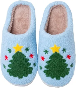 Fun and Loving Slippers Valentine's Day Style Women's & Men's Comfortable Memory Foam Slippers Fluffy and Soft Memory Foam Retro Indoor and Outdoor Home Couple Shoes