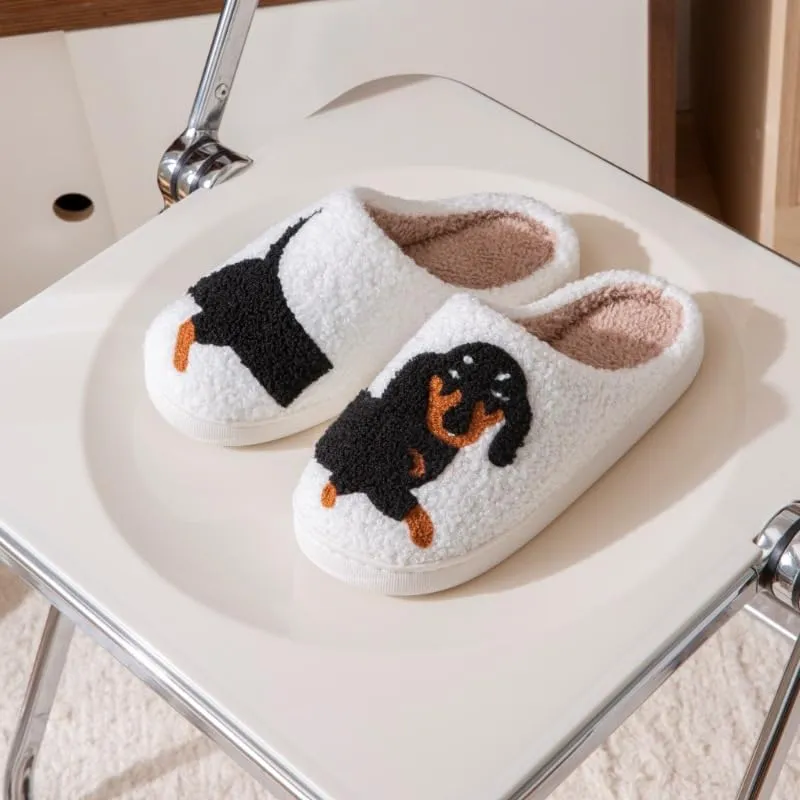 Fun and Loving Slippers Valentine's Day Style Women's & Men's Comfortable Memory Foam Slippers Fluffy and Soft Memory Foam Retro Indoor and Outdoor Home Couple Shoes
