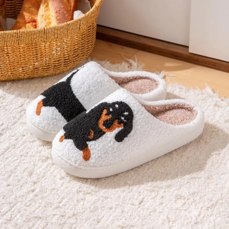 Fun and Loving Slippers Valentine's Day Style Women's & Men's Comfortable Memory Foam Slippers Fluffy and Soft Memory Foam Retro Indoor and Outdoor Home Couple Shoes