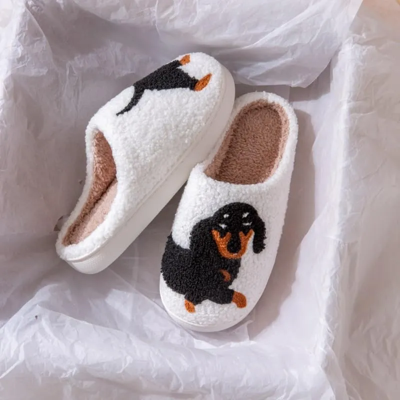 Fun and Loving Slippers Valentine's Day Style Women's & Men's Comfortable Memory Foam Slippers Fluffy and Soft Memory Foam Retro Indoor and Outdoor Home Couple Shoes