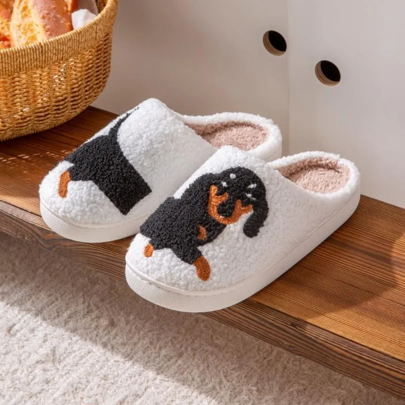 Fun and Loving Slippers Valentine's Day Style Women's & Men's Comfortable Memory Foam Slippers Fluffy and Soft Memory Foam Retro Indoor and Outdoor Home Couple Shoes