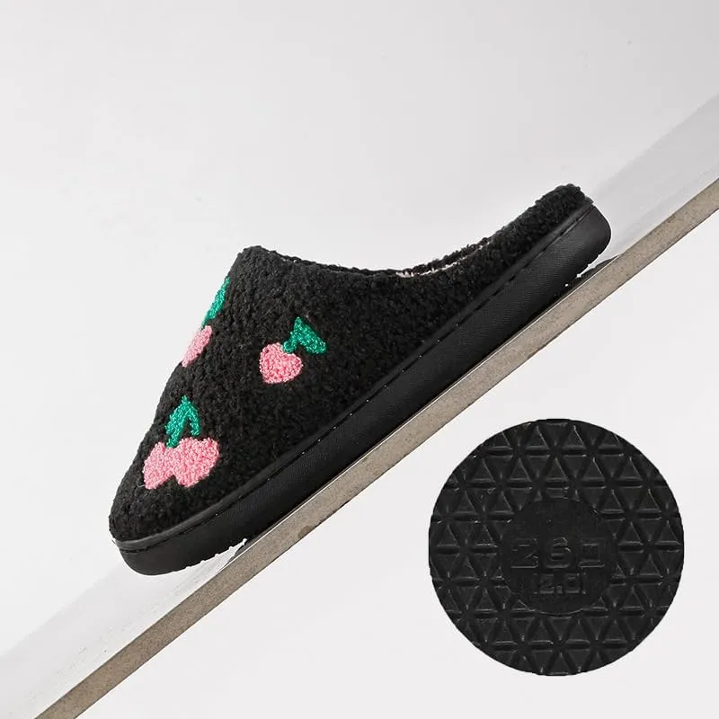 Fun and Loving Slippers Valentine's Day Style Women's & Men's Comfortable Memory Foam Slippers Fluffy and Soft Memory Foam Retro Indoor and Outdoor Home Couple Shoes