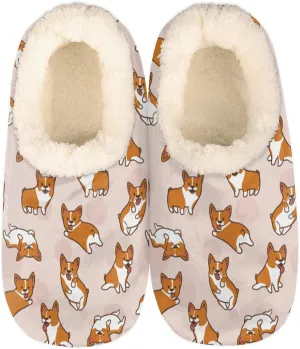 Fuzzy Memory Foam Slippers - Women's & Men's Anti-Skid Indoor/Outdoor Home Shoes