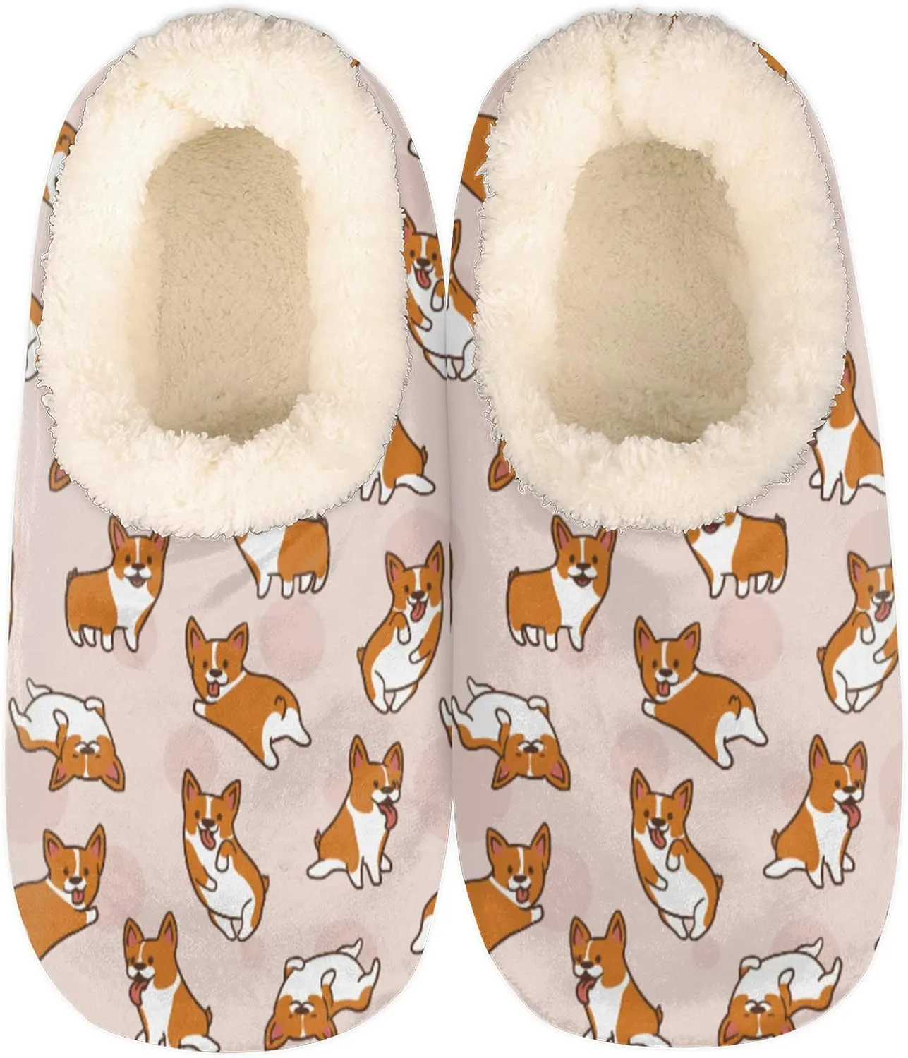 Fuzzy Memory Foam Slippers - Women's & Men's Anti-Skid Indoor/Outdoor Home Shoes