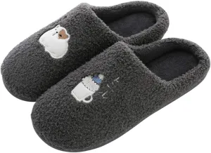 Gibobby Womens Slippers,Memory-Foam-Slippers Slip on House Slippers ndoor Outdoor Bedroom Non-Slip Soft Slippers