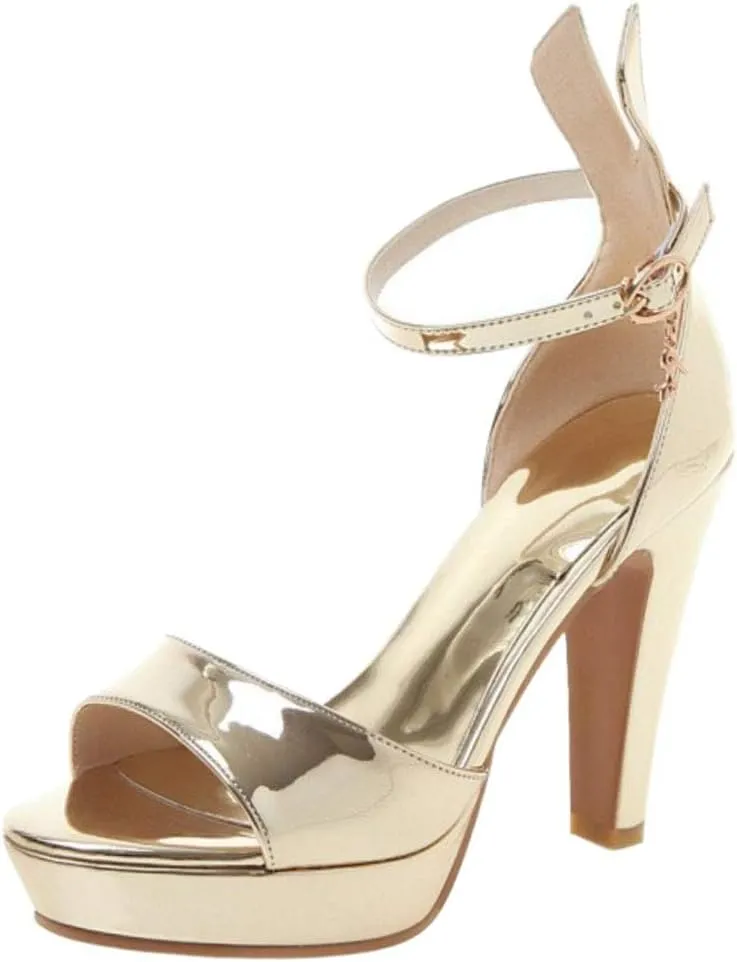 Gracemee Women Fashion Summer Shoes Block High Heels Platform Sandals