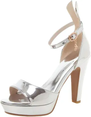 Gracemee Women Fashion Summer Shoes Block High Heels Platform Sandals