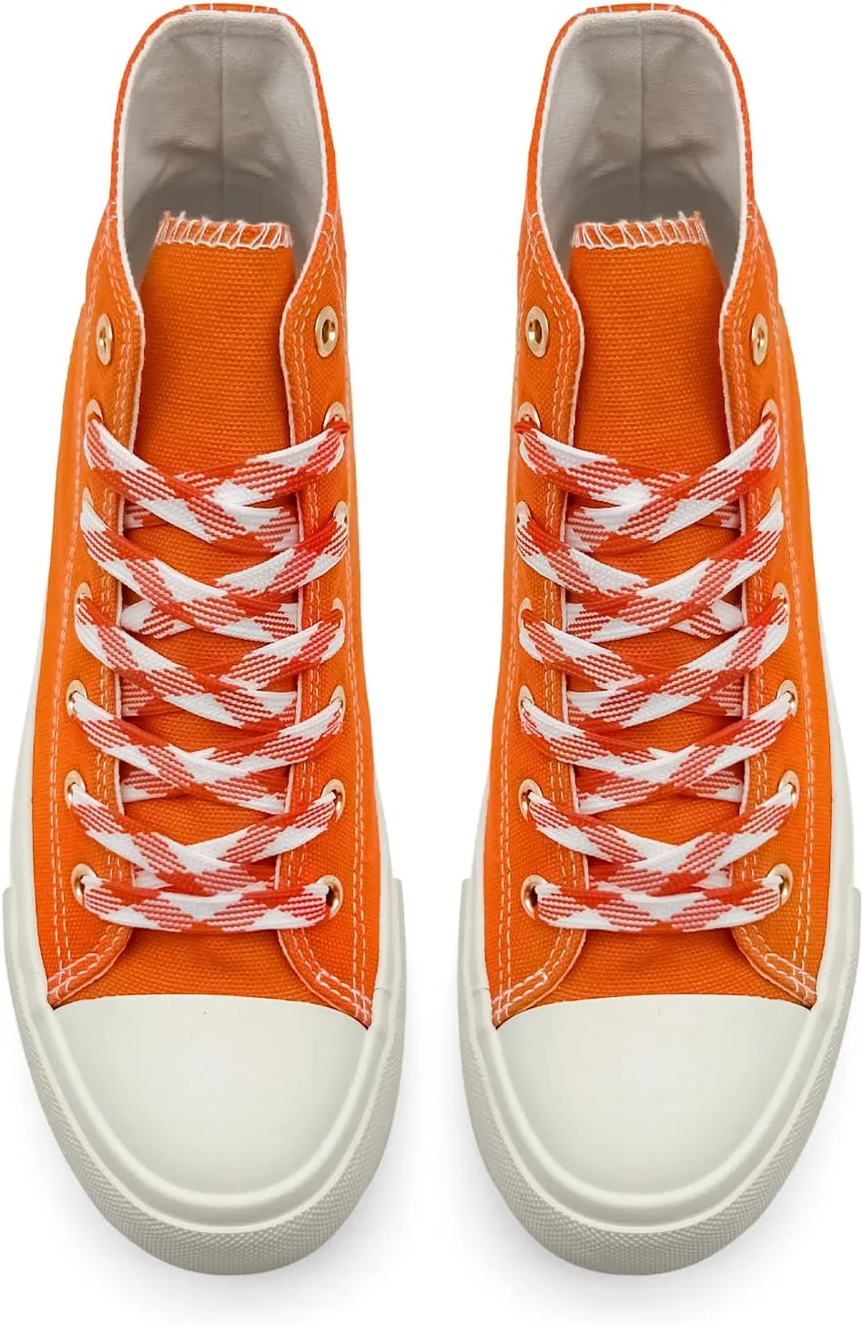 High Top Sneakers for Women Canvas Shoes Fruits Embroidery High Tops Women Casual Shoes Lace Up Fashion Sneakers