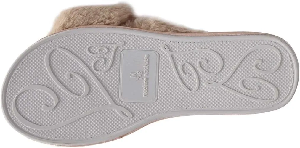 Home Slipper Cozy Slippers Women's Light House Indoor Slippers Fuzzy Cross/Open Toe Slippers
