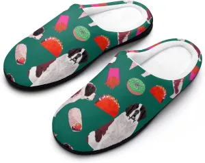 House Living Room Slippers - Memory Foam Slippers Rubber Sole Slippers