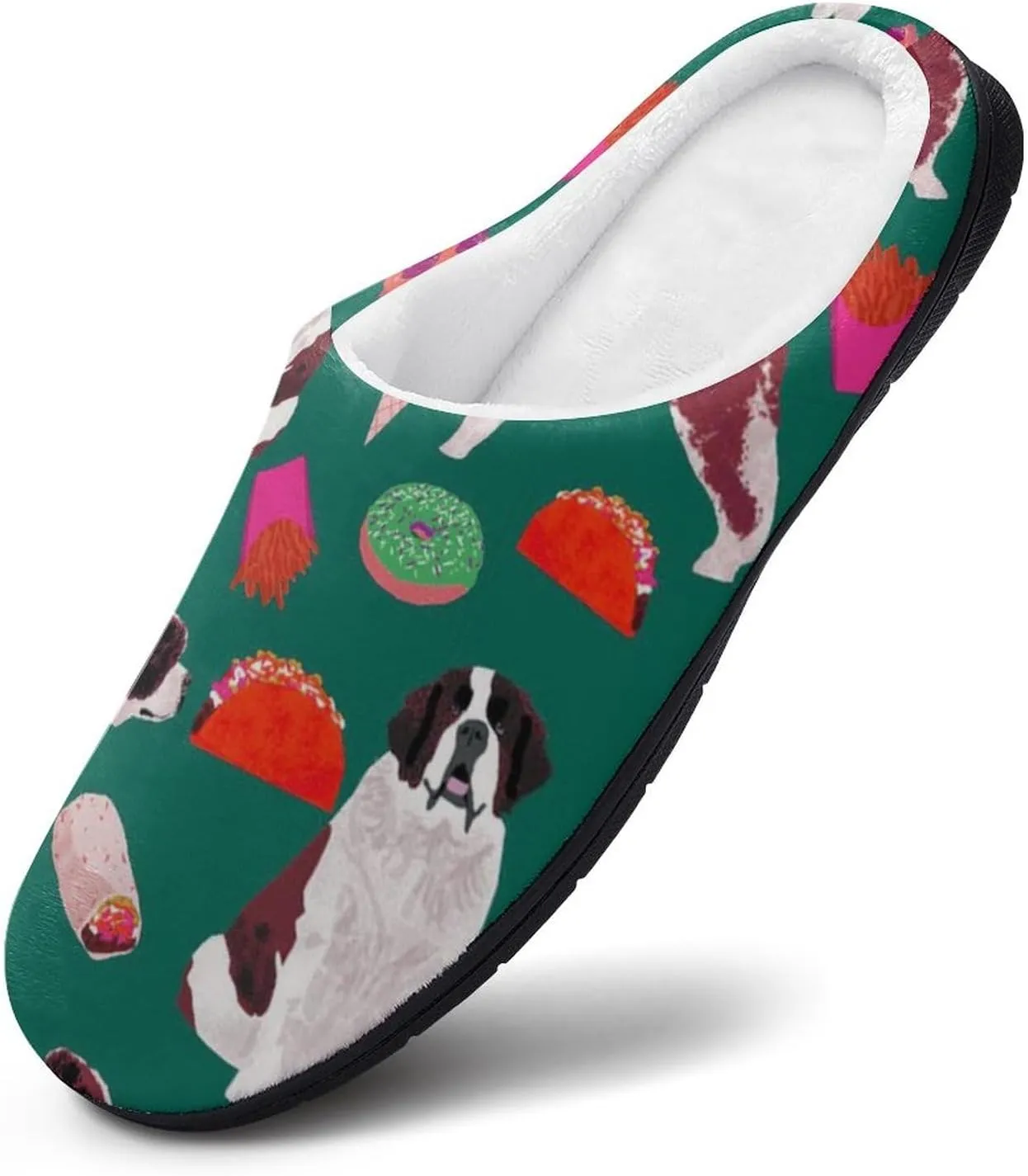 House Living Room Slippers - Memory Foam Slippers Rubber Sole Slippers
