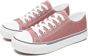 Iarus Womens Canvas Shoes Low top Sneakers for Womens Fashion Casual Shoes Walking Comfortable Shoes
