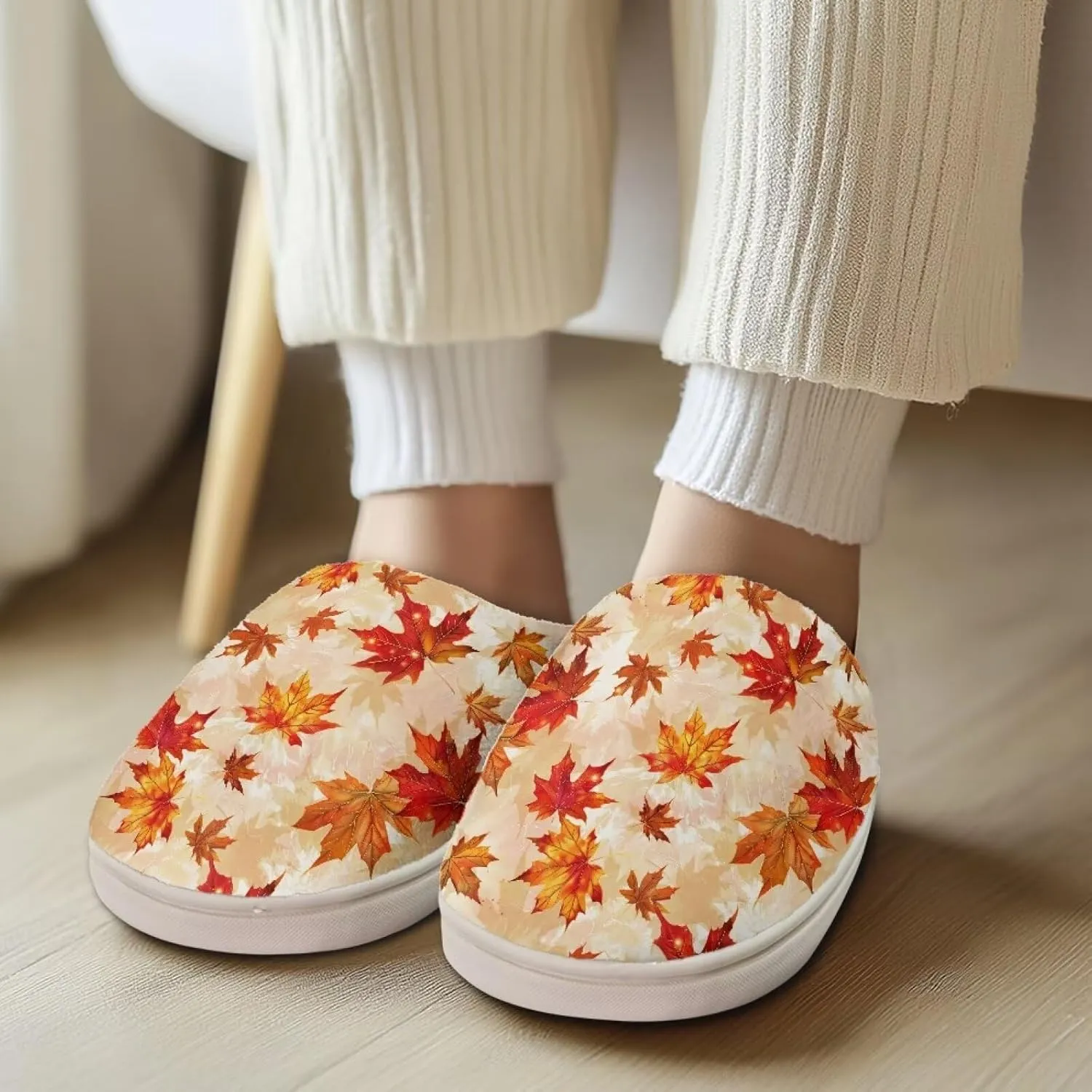 Indoor Slippers Fall Slippers Ghost Slippers for Indoor Size 4-12