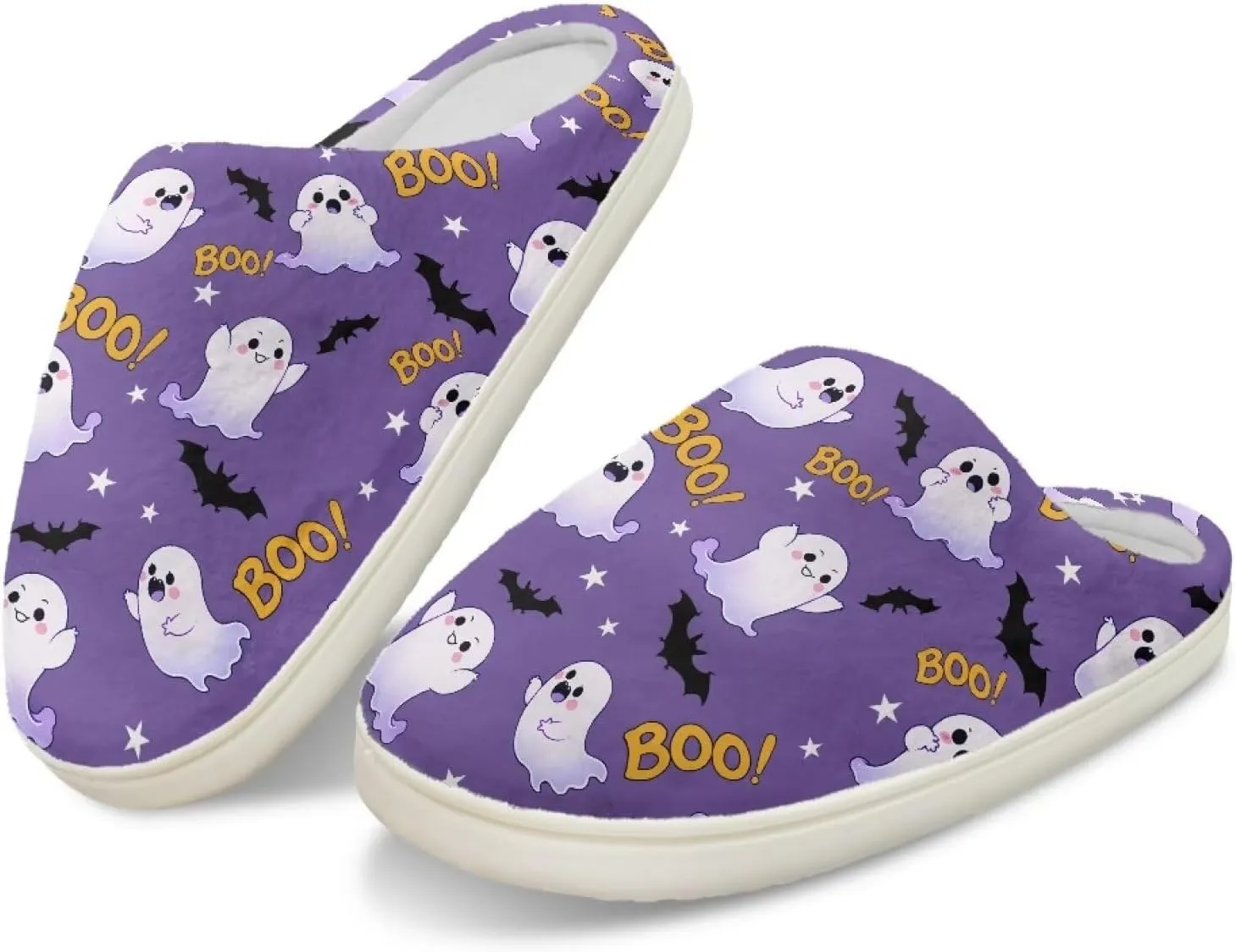 Indoor Slippers Fall Slippers Ghost Slippers for Indoor Size 4-12