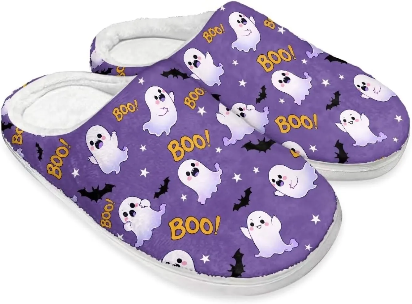 Indoor Slippers Fall Slippers Ghost Slippers for Indoor Size 4-12