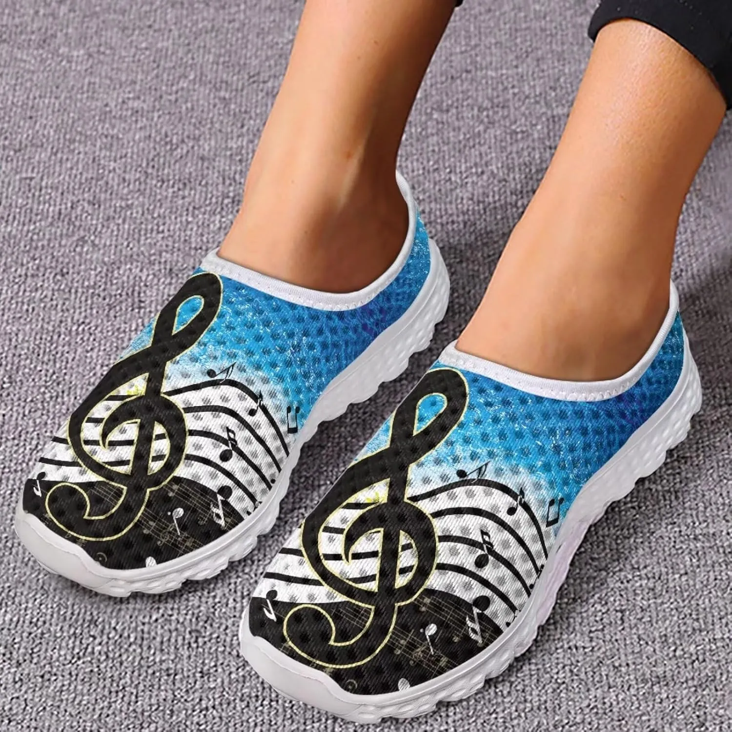 Jeiento American Flag Shoes for Men Women Road Running Shoes Womens Mens Comfortable Walking Tennis Sneakers Athletic Shoes