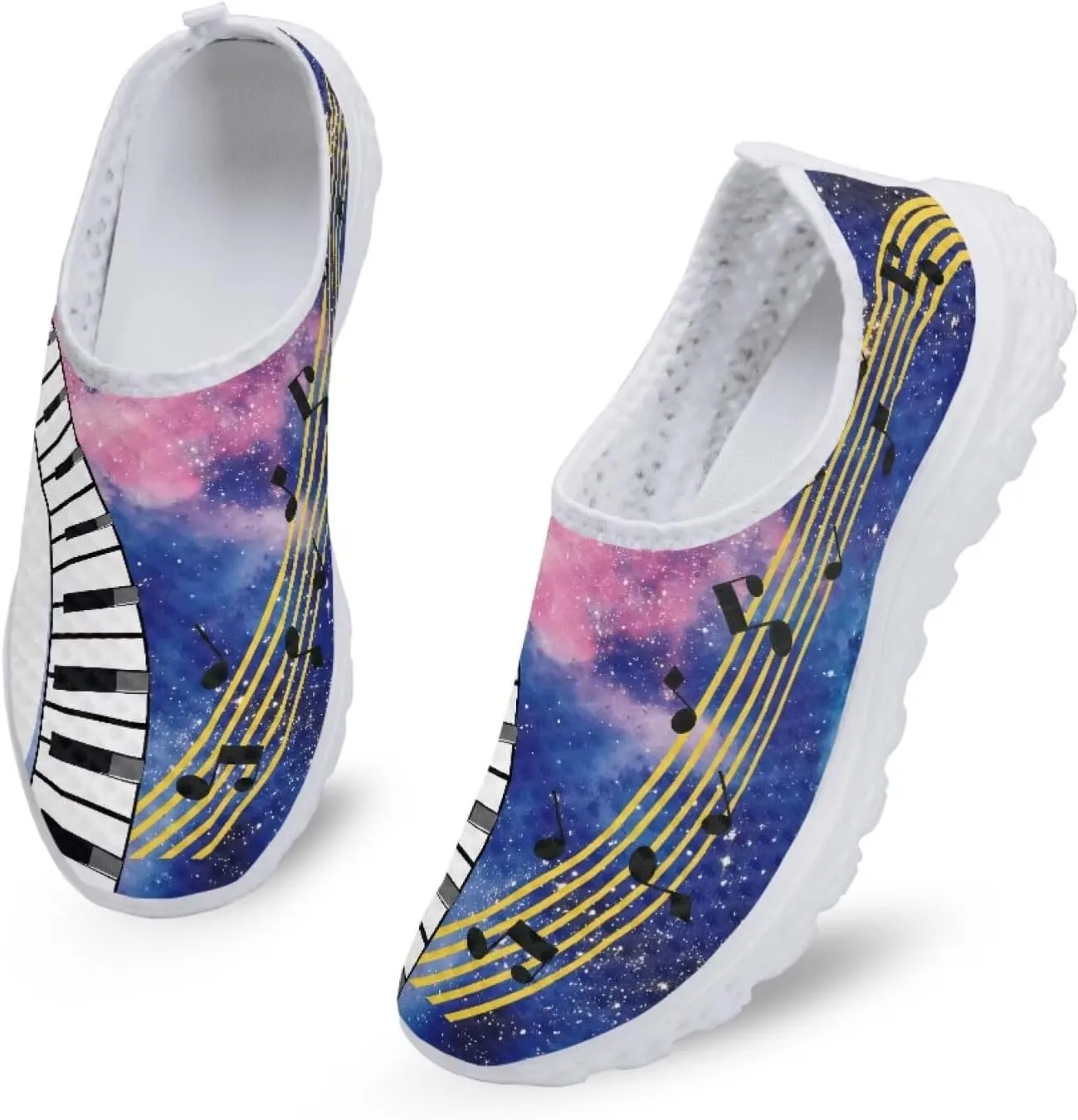 Jeiento American Flag Shoes for Men Women Road Running Shoes Womens Mens Comfortable Walking Tennis Sneakers Athletic Shoes
