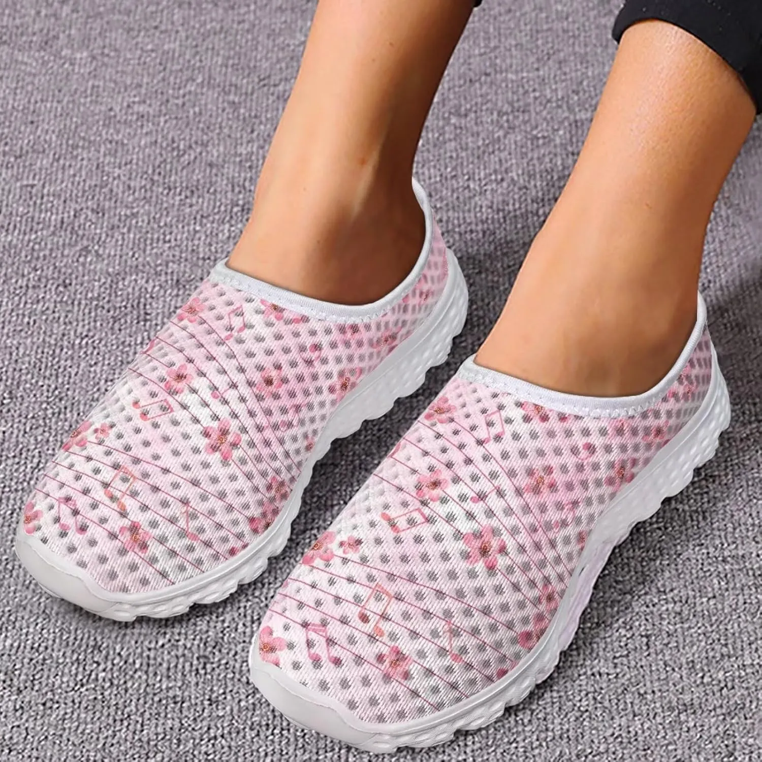 Jeiento American Flag Shoes for Men Women Road Running Shoes Womens Mens Comfortable Walking Tennis Sneakers Athletic Shoes