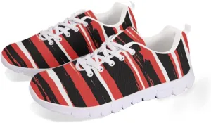 Jeiento American Flag Shoes for Women Running Shoes Womens Comfortable Walking Tennis Sneakers Athletic Shoes Gifts