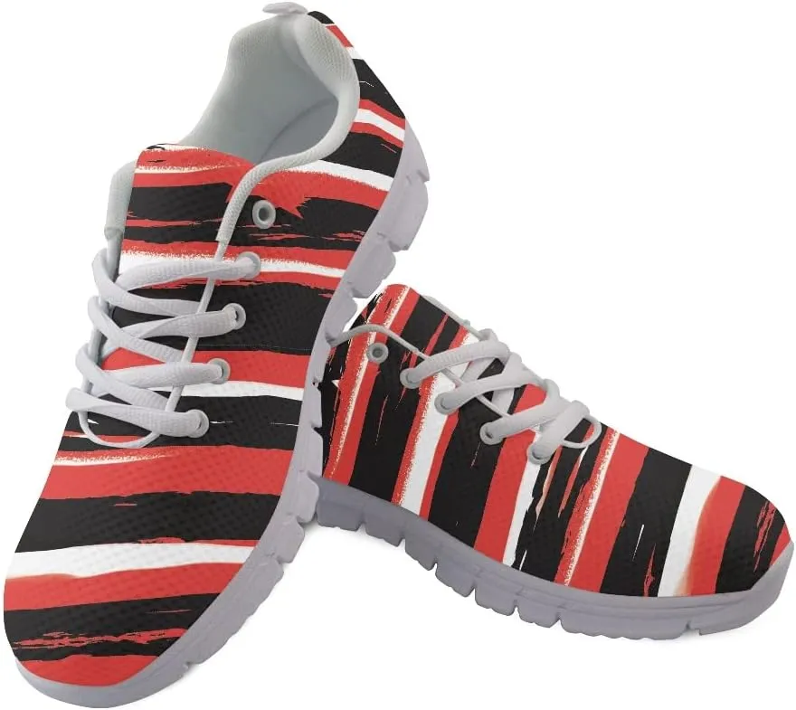 Jeiento American Flag Shoes for Women Running Shoes Womens Comfortable Walking Tennis Sneakers Athletic Shoes Gifts