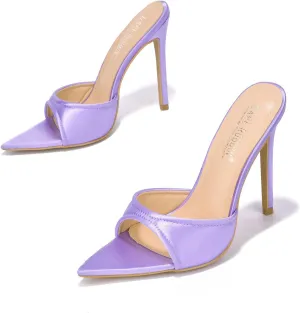 Kameron Open Pointed Toe Rhinestone Encrusted High Heels (Kameron)