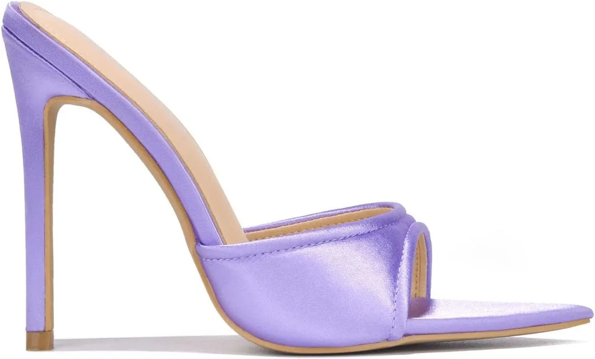 Kameron Open Pointed Toe Rhinestone Encrusted High Heels (Kameron)