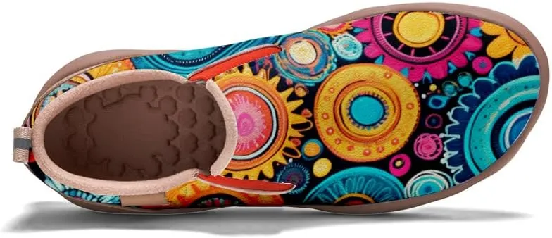 Kid's Walking Shoes Boys Girls Casual Loafers Art Painted Comfort Slip On Soft Sole Sneakers