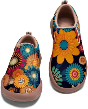 Kid's Walking Shoes Boys Girls Casual Loafers Art Painted Comfort Slip On Soft Sole Sneakers