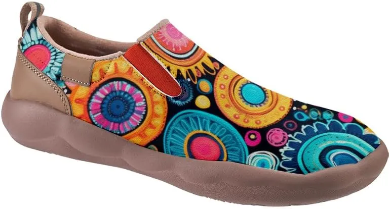 Kid's Walking Shoes Boys Girls Casual Loafers Art Painted Comfort Slip On Soft Sole Sneakers