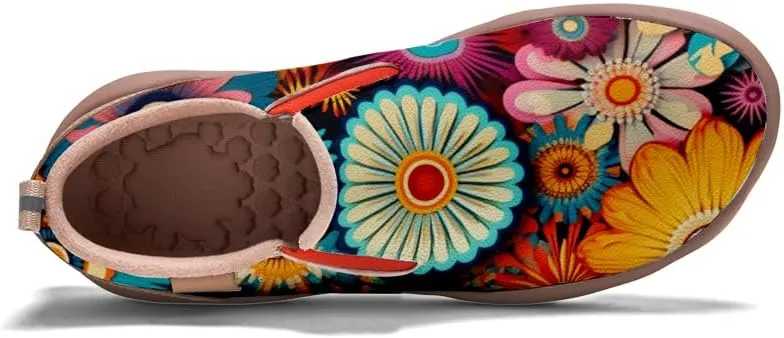 Kid's Walking Shoes Boys Girls Casual Loafers Art Painted Comfort Slip On Soft Sole Sneakers