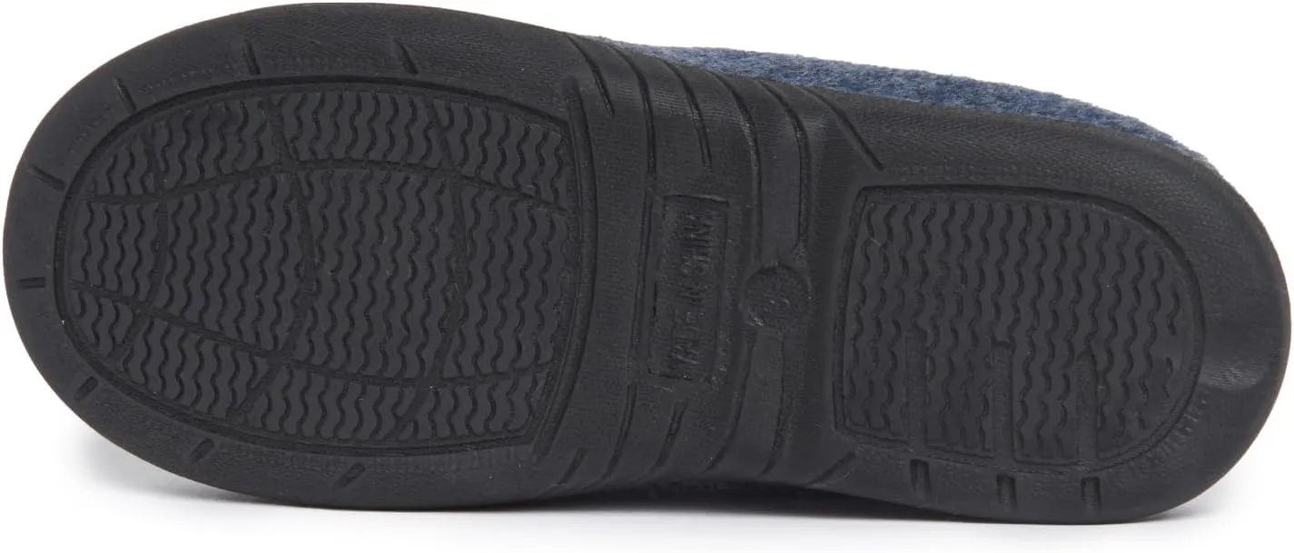 Lucky Brand Boy's Faux Wool Clog Slippers with Memory Foam