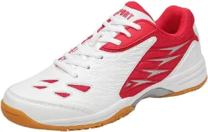Maylrvjv Men's Badminton Shoes Lightweight Wear-Resistant Indoor Court Training Racketball Squash Tennis Athletic Shoes