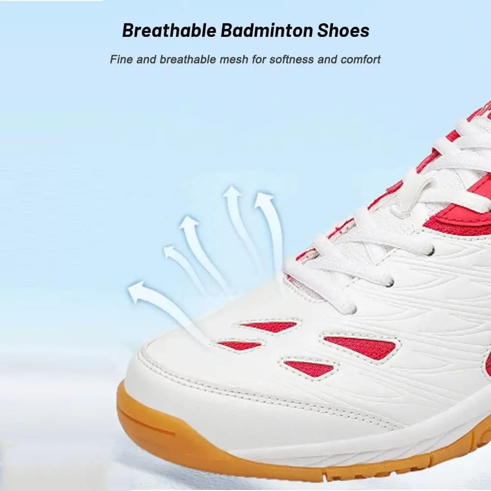 Maylrvjv Men's Badminton Shoes Lightweight Wear-Resistant Indoor Court Training Racketball Squash Tennis Athletic Shoes