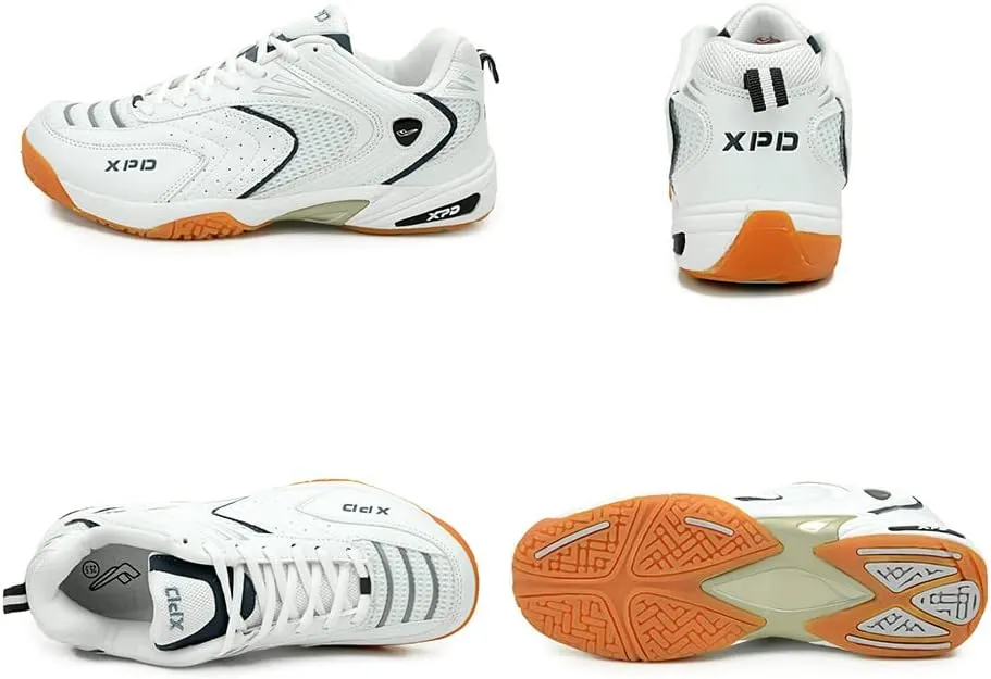 Maylrvjv Men's Badminton Shoes Lightweight Wear-Resistant Indoor Court Training Racketball Squash Tennis Athletic Shoes