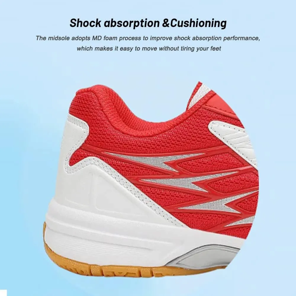 Maylrvjv Men's Badminton Shoes Lightweight Wear-Resistant Indoor Court Training Racketball Squash Tennis Athletic Shoes