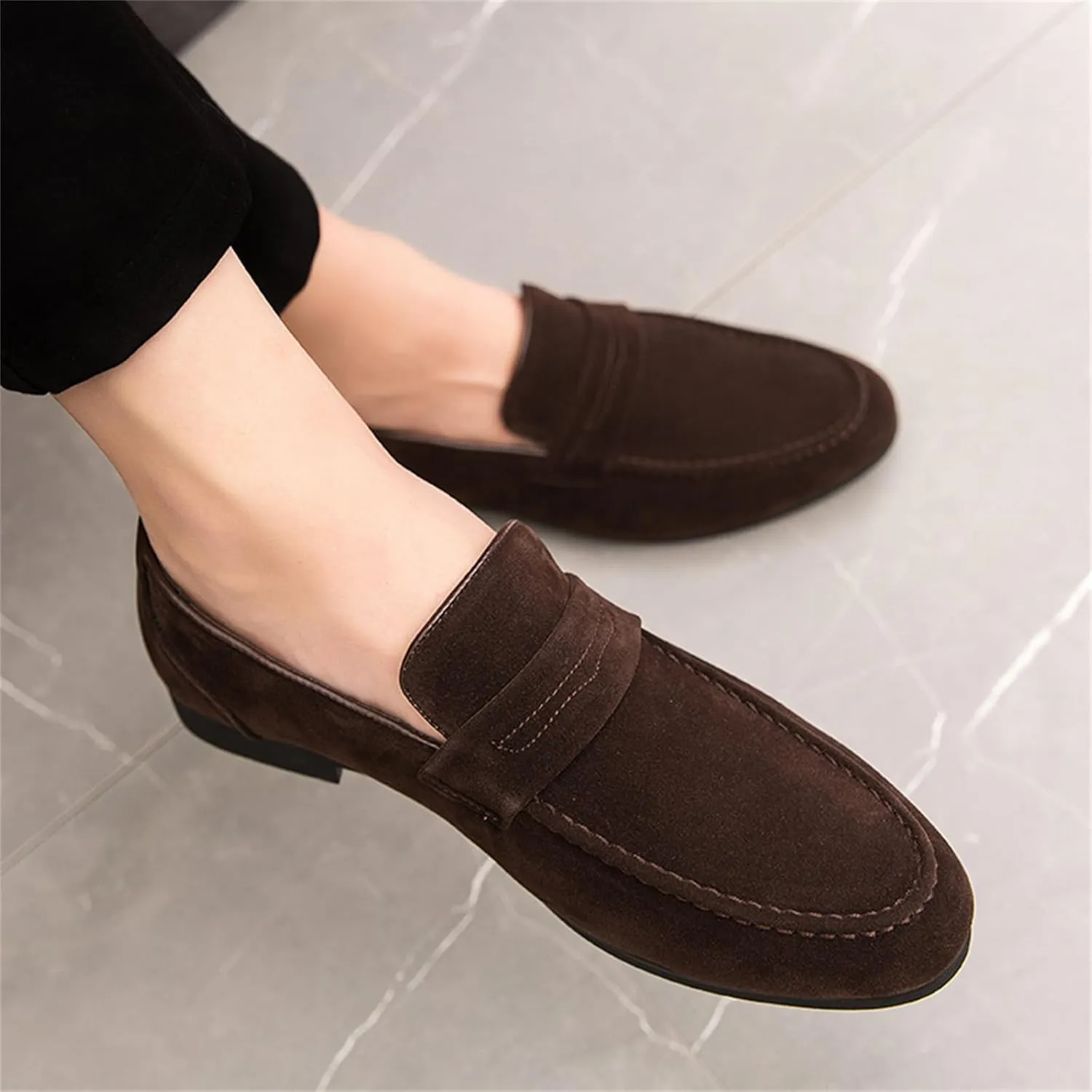 Men's Classic Loafers Slip-on Penny Loafer Comfort Business Casual Shoes