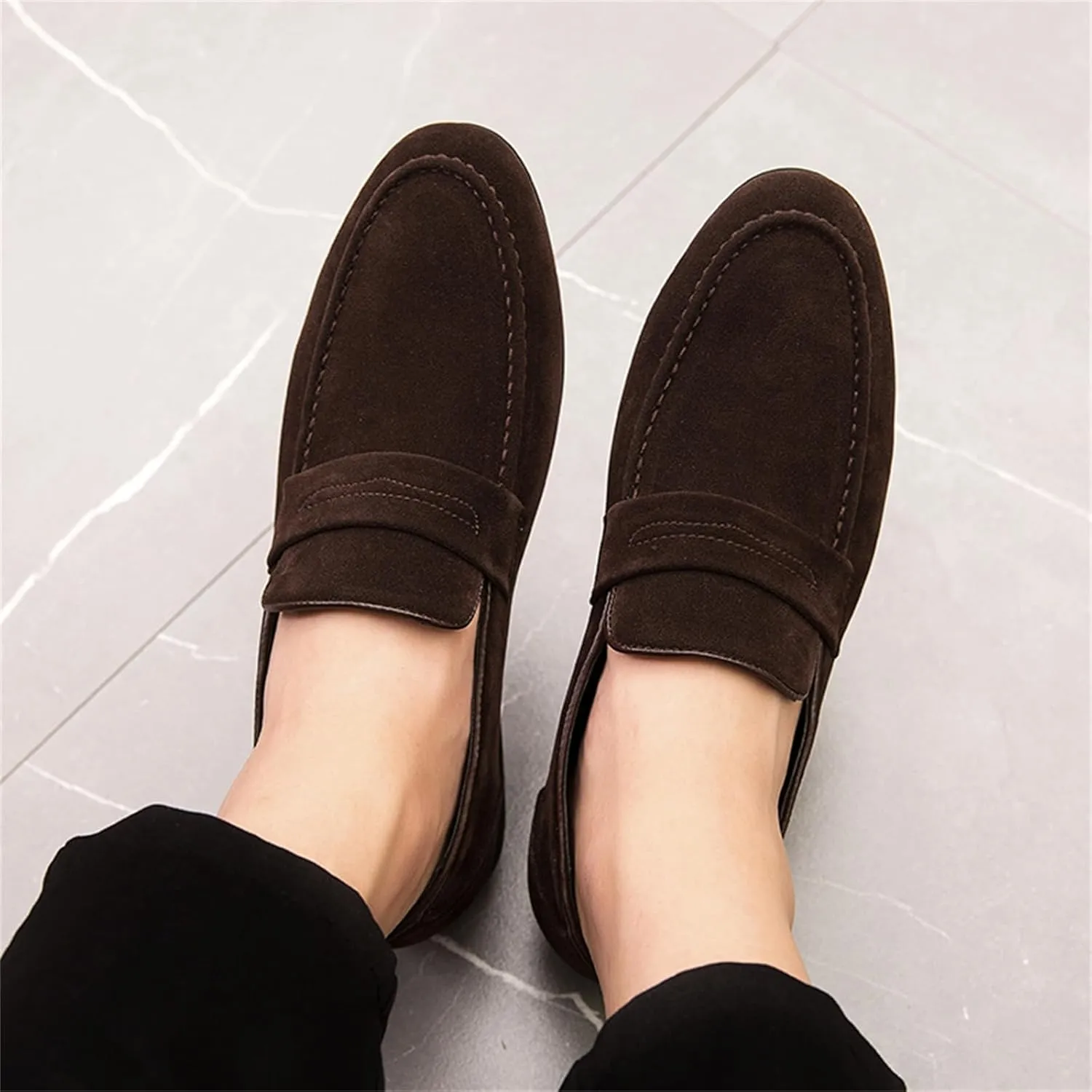 Men's Classic Loafers Slip-on Penny Loafer Comfort Business Casual Shoes