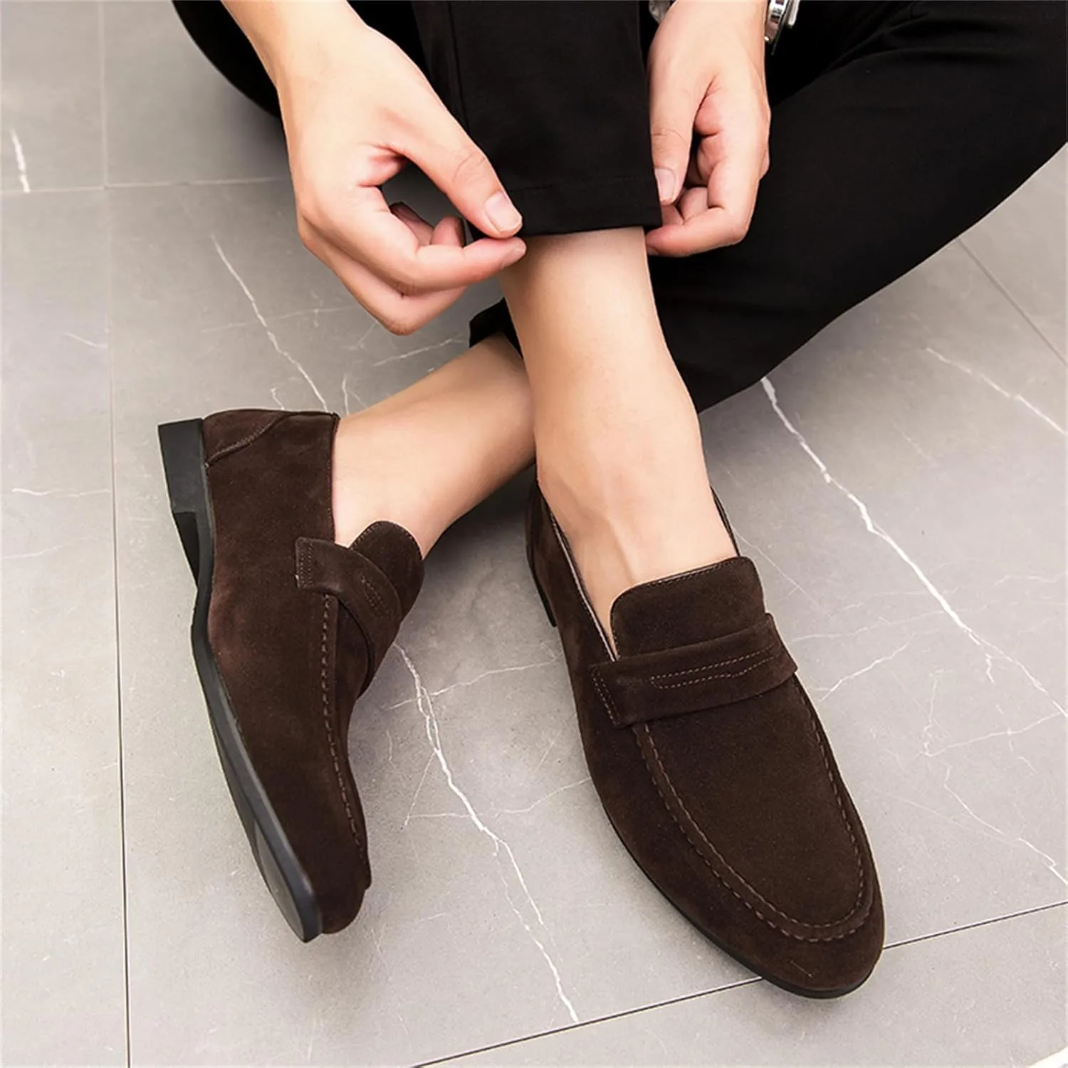 Men's Classic Loafers Slip-on Penny Loafer Comfort Business Casual Shoes