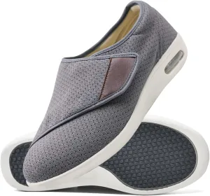 Men's Diabetic Shoes Slip On Casual Shoes Extra Wide Walking Shoes for Edema Hook Loop Recovery Casual Shoes for Swollen Feet Running Walking Slip On Sneakers