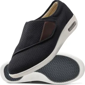 Men's Diabetic Shoes Slip On Casual Shoes Extra Wide Walking Shoes for Edema Hook Loop Recovery Casual Shoes for Swollen Feet Running Walking Slip On Sneakers